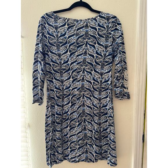 Lilly Pulitzer Marlowe Navy Whale tale t-shirt dress Size S - Picture 7 of 8
